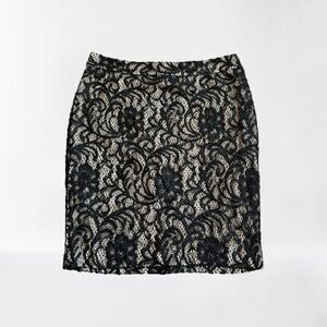 I.N.C. Black Lace Mini Skirt